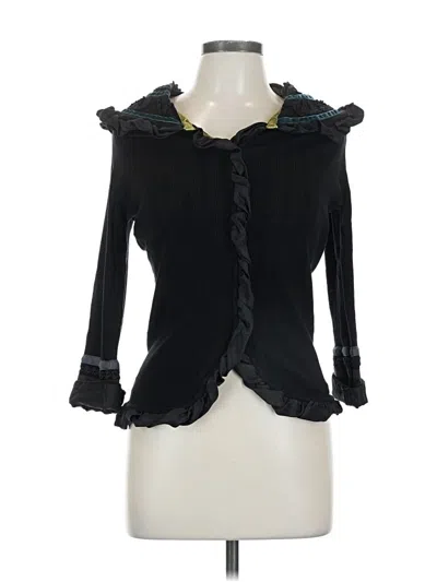 Pre-owned Dolce Cabo 3/4 Sleeve Blouse In Black