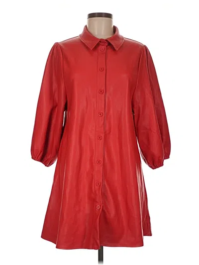 Pre-owned Dolce Cabo Casual Dress In Red