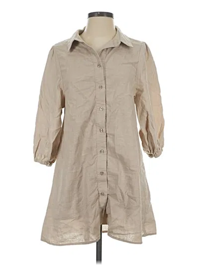 Pre-owned Dolce Cabo Casual Dress In Tan