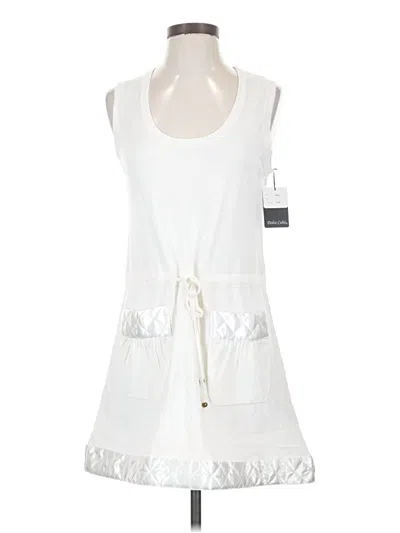 Pre-owned Dolce Cabo Casual Dress In White