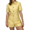 Dolce Cabo Charleston Shirt Jacket In Yellow In Yellow