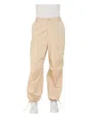 Dolce Cabo Draw String Hem Utility Pants In Sand In Beige