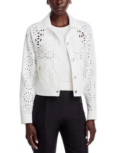 Dolce Cabo Eyelet Jacket In White