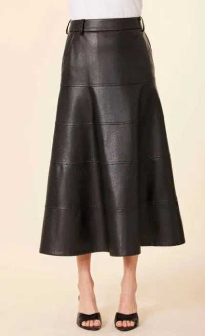 Dolce Cabo Full Long Midi Skirt In Black