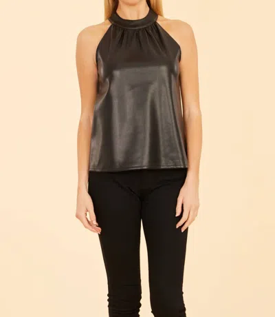 Dolce Cabo Hashi Halter Top In Black