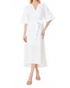 Dolce Cabo Linen Maxi Dress In White In White