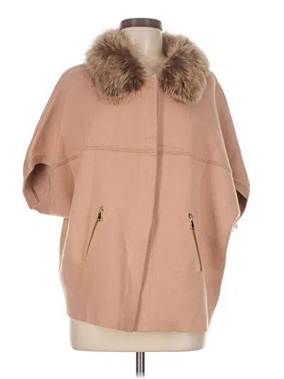 Pre-owned Dolce Cabo Poncho In Tan