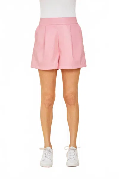 Dolce Cabo Pull On Vegan Short In Pink