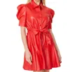 Dolce Cabo Skater Dress In Red In Red