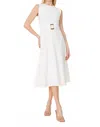Dolce Cabo Sleeveless Midi Dress In White In White