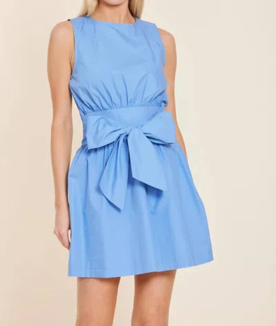Dolce Cabo Sleeveless Mini Dress In Blue