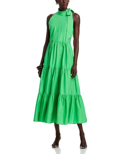 Dolce Cabo Tiered Sleeveless Dress In Green