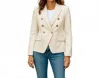 Dolce Cabo Vegan Blazer Jacket In Cream In Neutral