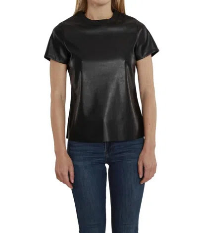 Dolce Cabo Vegan Short Sleeve Tee In Black