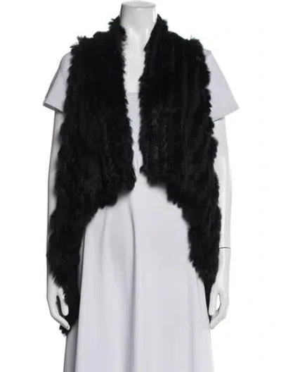 Pre-owned Dolce Cabo Vest In Black