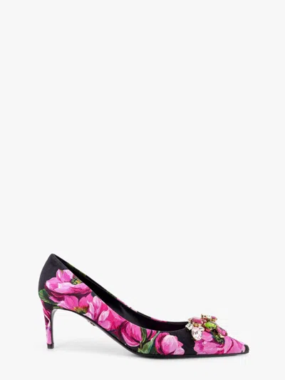 Dolce E Gabbana Fabric Décolleté With Floral Print