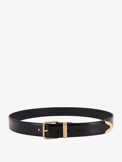 Dolce & Gabbana Leather Belt In Black