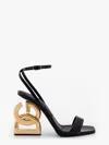 Dolce & Gabbana Patent Leather Sandals With Dg 3.5 Heel