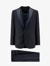 Dolce & Gabbana Men Virgin Wool Blend Tuxedo With Gilet And Satin Profiles