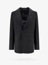 Dolce & Gabbana Wool Blazer With All-over Monogram