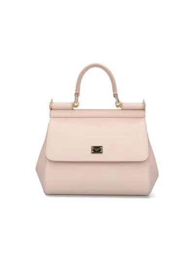 Dolce & Gabbana - Small "sicily" Bag In Pink