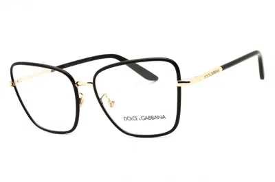 Dolce & Gabbana 0dg1359 Cat Eye Metal Frame Eyeglasses In Black