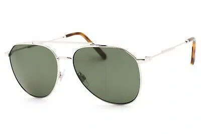 Pre-owned Dolce & Gabbana 0dg2296-05/9a Silver Sunglasses