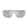 Dolce & Gabbana Shield-frame Sunglasses In Silver