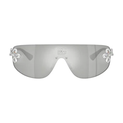DOLCE & GABBANA DOLCE & GABBANA 0DG2333B SUNGLASSES -  - ACETATE - SILVER