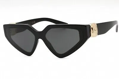 Pre-owned Dolce & Gabbana 0dg4469-501/87 Black Sunglasses In Gray
