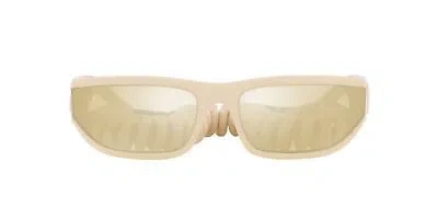 Pre-owned Dolce & Gabbana Sunglasses  Dg 6172 3359v9 Ivory Rubber In Ivory Rubber  /  Yellow Mirror Blue Internal