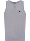 Dolce & Gabbana Cotton Sleeveless Tank Top With Wide Fit