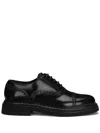 Dolce & Gabbana Black Leather Oxfords And Derbies