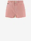 Dolce & Gabbana Regular Rise Flared Denim Shorts Clothing