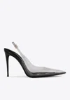 Dolce & Gabbana Transparent-detail Sling-back Pumps In Clear