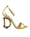 Dolce & Gabbana Keira Sandals In Nude