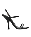 Dolce & Gabbana 105mm Ankle-strap Leather Sandals In Black