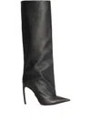 Dolce & Gabbana 105mm Devotion Knee-high Pointed-toe Boots In Black