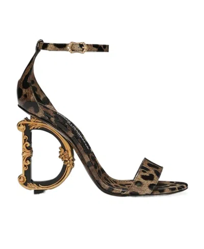 DOLCE & GABBANA DOLCE  GABBANA D-HEELED SANDALS