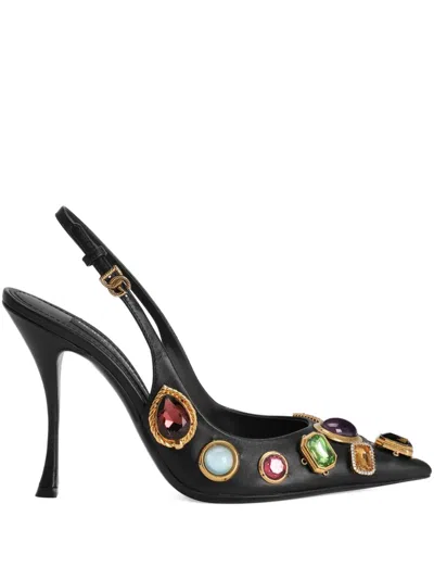 DOLCE & GABBANA 105MM SLINGBACK PUMPS