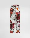 Dolce & Gabbana Elasticated Waist Floral Print Trousers