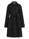 Dolce & Gabbana ブロケード トレンチコート In Black