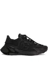 Dolce & Gabbana Daymaster Black Leather Blend Sneakers In Multi