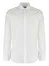 Dolce & Gabbana White Regular Solid Shirt In White