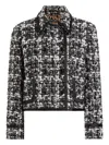 Dolce & Gabbana Wool Blend Tweed Jacket In Multi