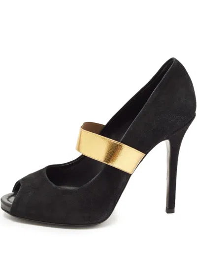 Pre-owned Dolce & Gabbana 115mm Strap-detail Pumps