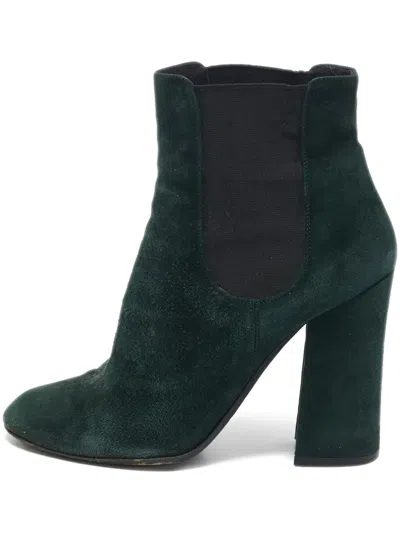 Pre-owned Dolce & Gabbana 115mm Suede Pumps