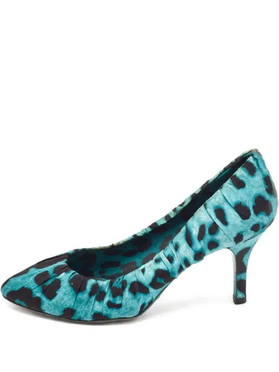 Pre-owned Dolce & Gabbana 120mm Leopard-print Pumps