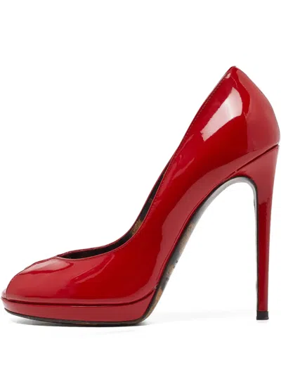 Pre-owned Dolce & Gabbana 120mm Patent Pumps