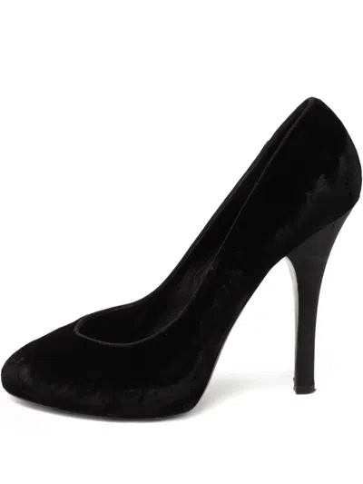 Pre-owned Dolce & Gabbana 125mm Suede Heeled Pumps